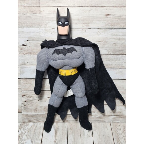 DC Comics Justice League Batman Plush 11" Toy Factory Stuffed Black & Gray Toy - Picture 2 of 10